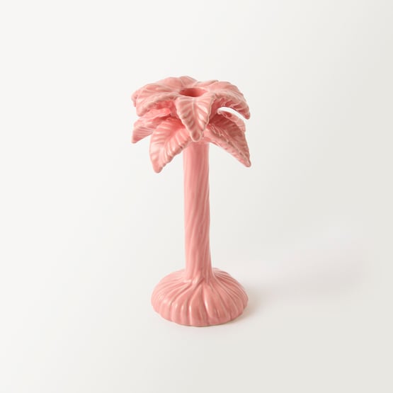 Palm Pink Candle Holder