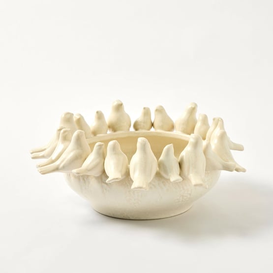 Bird Ivory Bowl