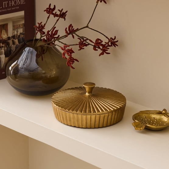 Eclat Gold Trinket Box