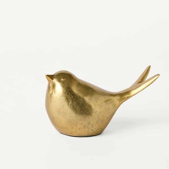 Sparrow Gold Medium Sculpture
