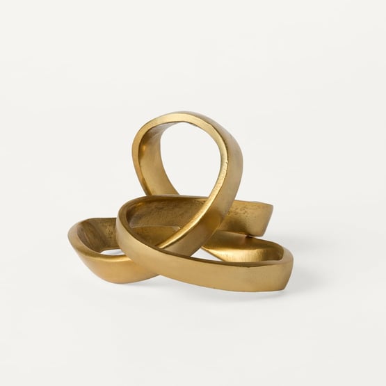 Oro Gold Small Knot Sculpture