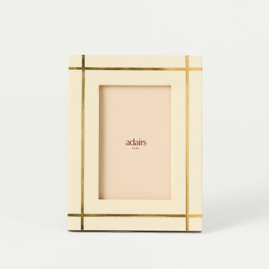 Elijah Natural & Gold Portrait Frame