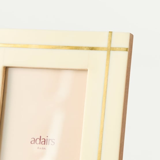 Elijah Natural & Gold Portrait Frame