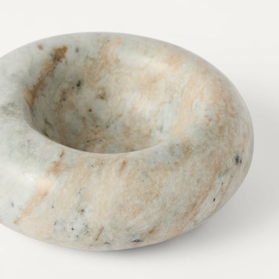 Marmo Toronto Marble Rounded Trinket Dish