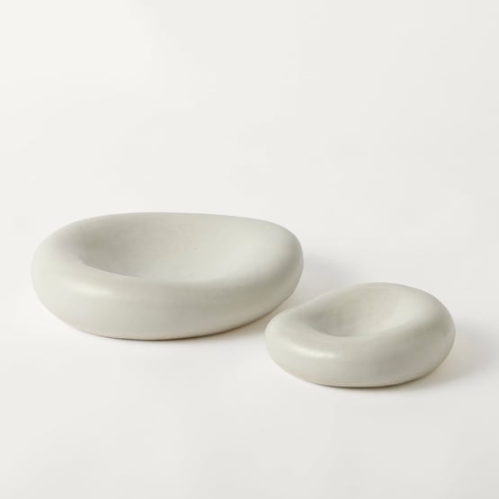 Pebble White Dish