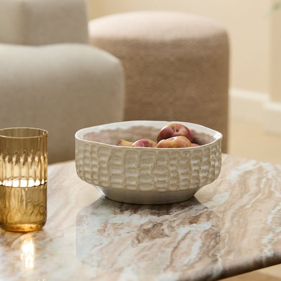 Rock Pool White Bowl