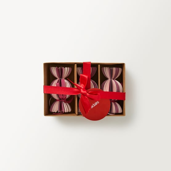 Bow & Bright Pink Honeycomb Lolly Pack of 3