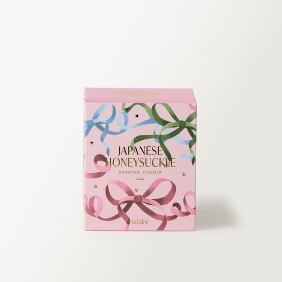 Bow & Bright Japanese Honeysuckle Clear Candle 400g
