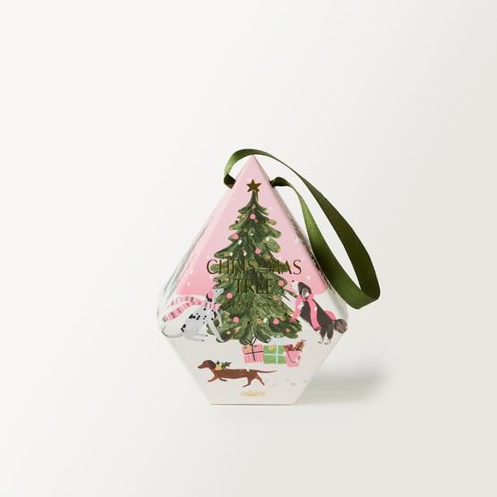 Christmas Dogs Christmas Tree Clear Candle 70g
