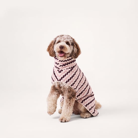 European Luella Pink & Burgundy Drying Jacket