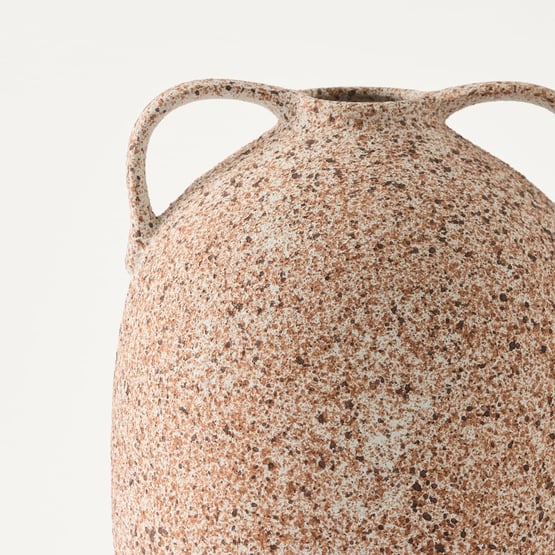 Urn Brown Textured Large Vase 