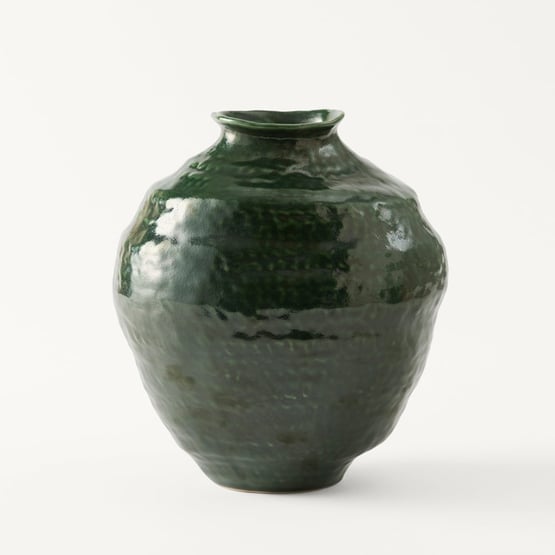 Santorini Dark Green Medium Vase