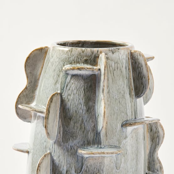 Finn Blue Reactive Glaze Large Vase