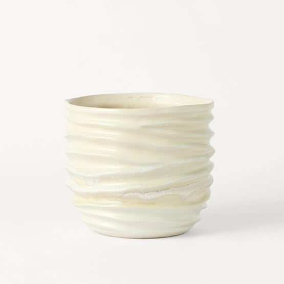 Bilbao White Small Pot