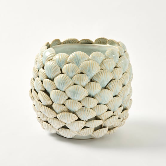 Seychelles White Small Pot