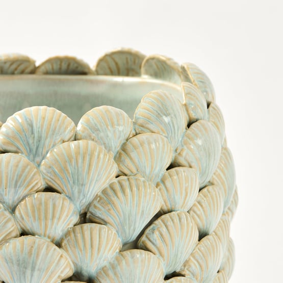 Seychelles White Small Pot