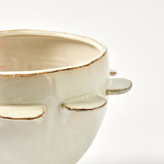 Chloe White Extra Small Pot
