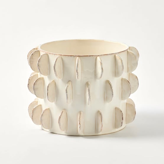 Madrid White Small Pot