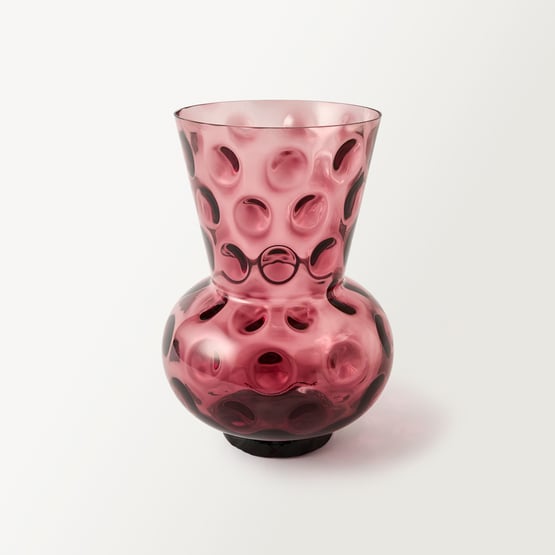 Poppy Burgundy Spot Large Vase