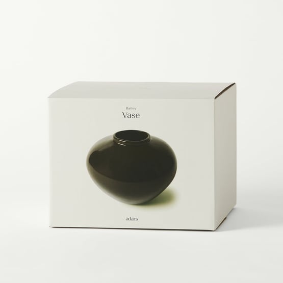 Bailey Brown Gloss Vase