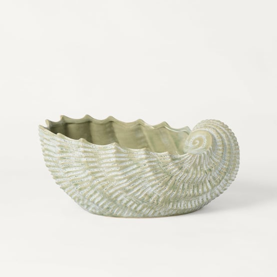 Clam Blue Small Pot