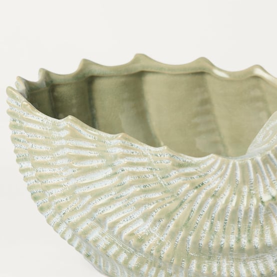 Clam Blue Small Pot