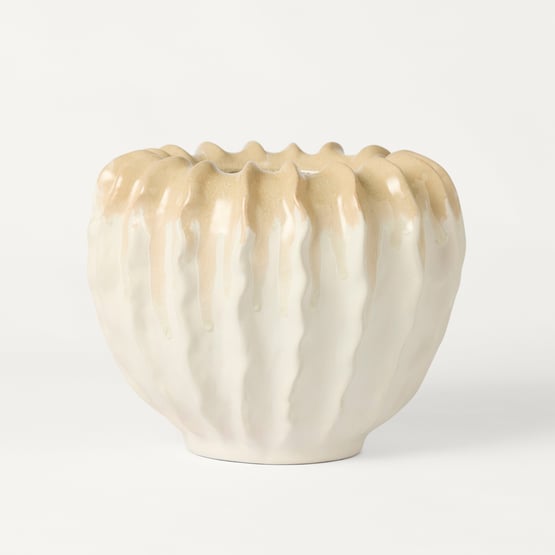 Urchin Off White Medium Pot