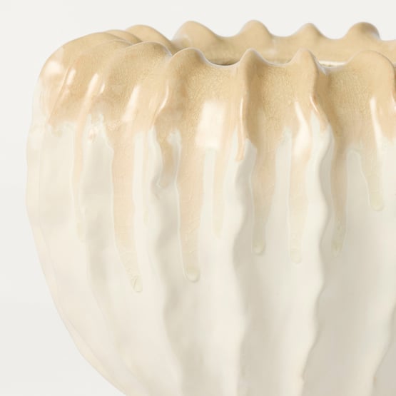 Urchin Off White Medium Pot