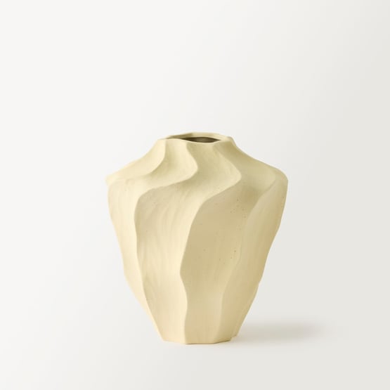 Aubrey Butter Twist Small Vase