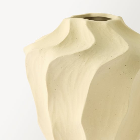 Aubrey Butter Twist Small Vase