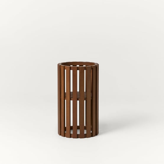 Mark Tuckey Brown Hampton Column Plant Stand