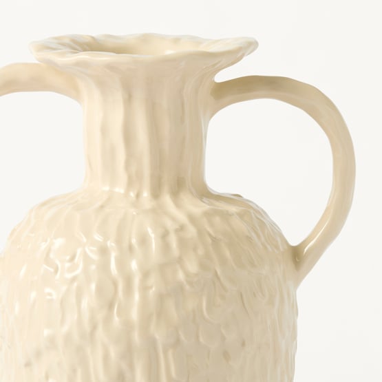 Petal White Large Vase