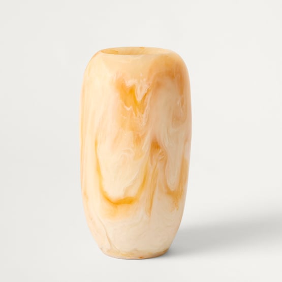 Arto Caramel Resin Large Vase