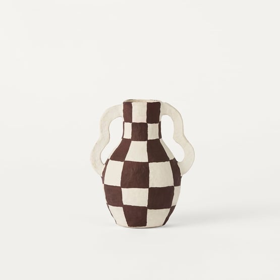 Remi Cream & Chocolate Small Vase