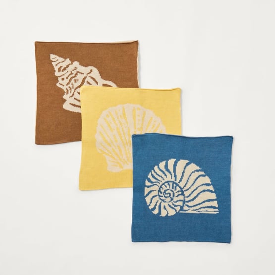 Dallas Aegean Bamboo Knitted Washcloths Pack 3