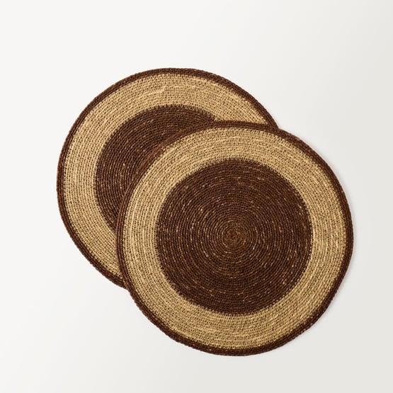 Bowie Chocolate Placemat Pack of 2