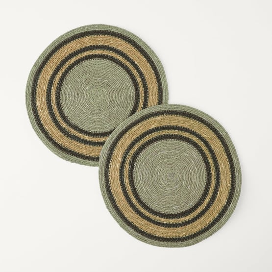 Mali Green Placemats Pack of 2 