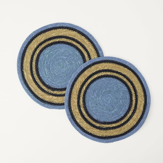 Mali Blue Placemats Pack of 2