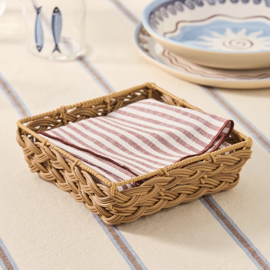 Plait Natural Woven Napkin Holder