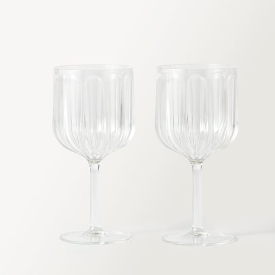 Airlie Clear Fluted Wine Glass Pack of 2