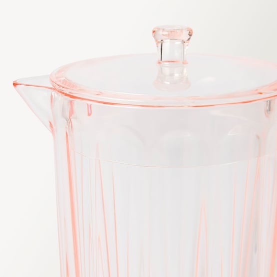 Airlie Pink Fluted Jug