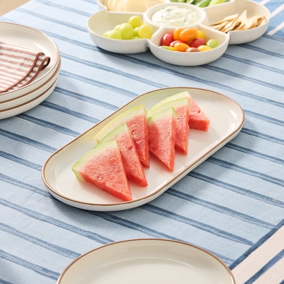 Finley Ivory Oblong Platter