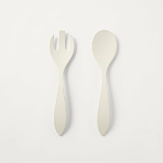 Finley Ivory Salad Servers