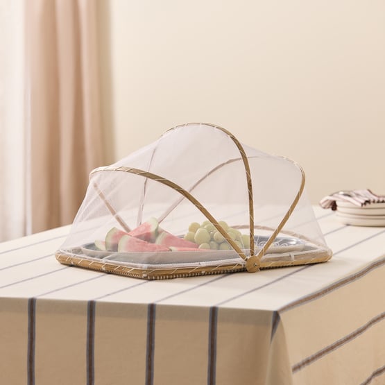 Aparri Natural Rectangle Food Cover