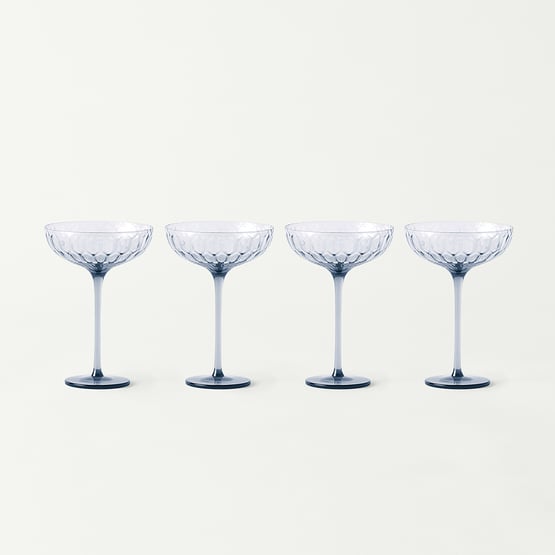 Soho Dusty Blue Cocktail Glass Pack of 4