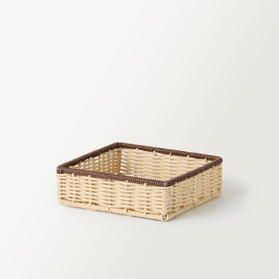 Piper Cream & Chocolate Napkin Holder