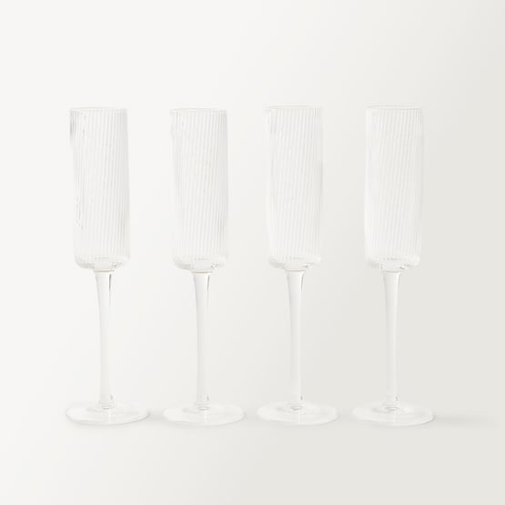 Sibella Gold Flute Pack of 4