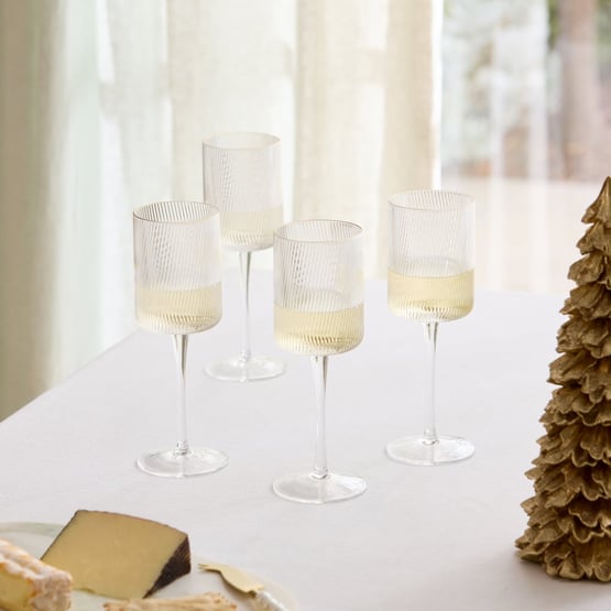 Sibella Gold Wine Glass Pack of 4