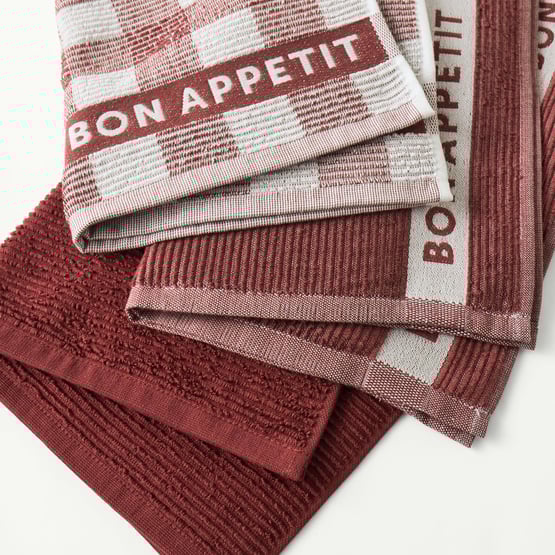 Australian Cotton Redwood Tea Towels Pack of 3