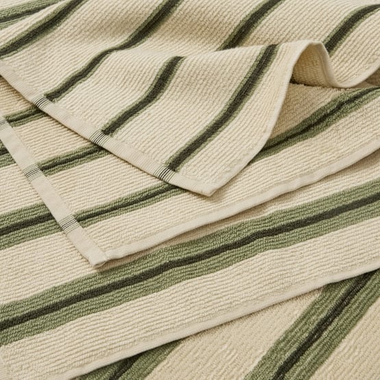 Frankie Dark Green & Light Green Tea Towel Pack of 2